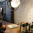 Екопанелі. 3D Панелі Craters від WallArt – з Багаси: волокна цукрової тростини, бамбукові панелі
