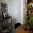 Екопанелі. 3D Панелі Craters від WallArt – з Багаси: волокна цукрової тростини, бамбукові панелі