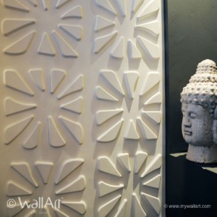 Екопанелі 3D Панелі Caryotas від WallArt – з Багаси: волокна цукрової тростини, бамбукові панелі