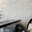 Екопанелі. 3D Панелі Sweeps від WallArt – з Багаси: волокна цукрової тростини, бамбукові панелі
